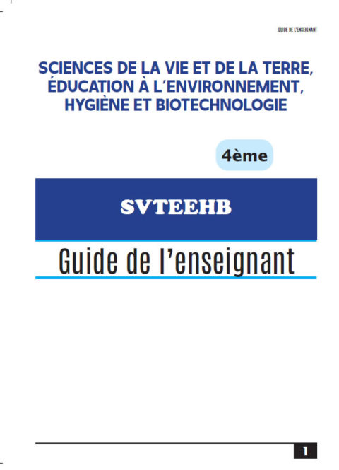 Guide de l'enseignant Science 4ème